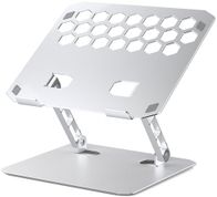 Stendë ftohëse për laptop, me ventilator, alumini, gri