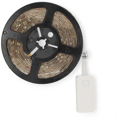Shirit LED Nedis SmartLife, 5 metra, Wi-Fi RGB me dritë të bardhë të ngrohtë edhe të ftohtë, IP21