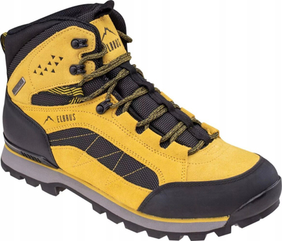 Këpucë malore Elbrus Ester Mid, me membranë ActivGuard, taban Vibram, të verdha me të zeza