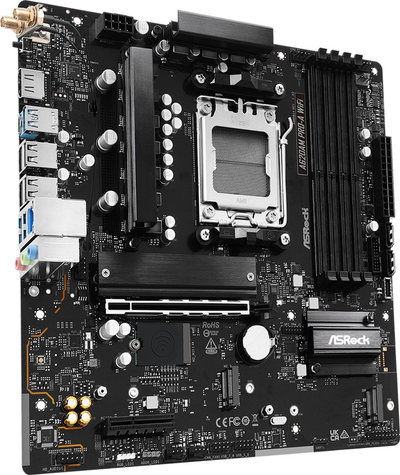 Pllakë amë ASRock A620AM Pro-a WIFI, DDR5, MicroATX, PCIe 4.0