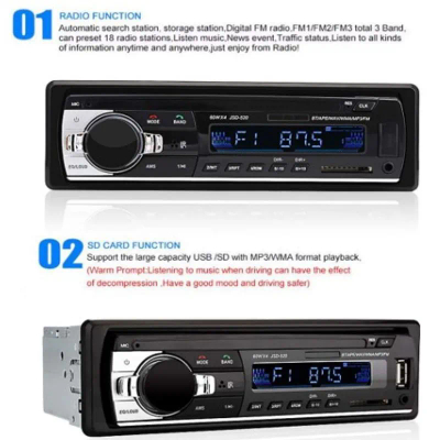 Radio Universal Usb, Aux Dhe Bluetooth 12v