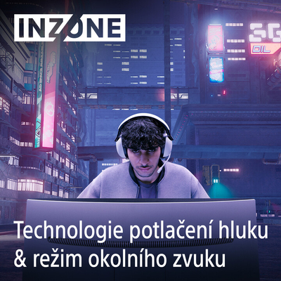 Kufje Sony Inzone H9, të bardha