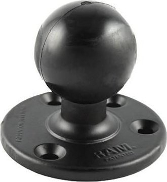 Bazë montimi RAM Mounts RAM-D-202U, sferë gome 2.25", D-size, e zezë