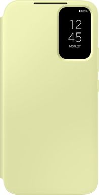 Mbulesë telefoni Samsung Smart View Wallet Case për Galaxy A34 5G, xhep për kartë, lime