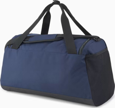 Çantë sportive Puma Challenger Duffel S 79530 02, xhep për këpucë, material poliester, blu navy