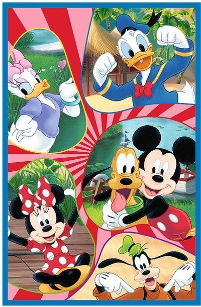 Puzzle Trefl Mickey Mouse and Friends, 3 x 80 copa, për kalamaj, shumëngjyrëshe