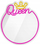 Pasqyrë dekorative Forever Mirror LED Queen FMNE04, ndriçim LED me dimmer, neon rozë verdhë
