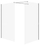 Kabinë dushi Cersanit Mille Walk In B796, 120x90x200 cm, xham 8 mm, krom