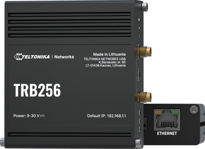 Gateway industrial Teltonika TRB256 EU, 4G LTE, RS232 RS485, gri