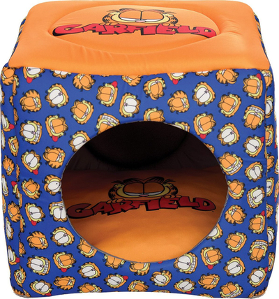 Shpi-shtrat për mace Garfield GR-6473, 37x37x37cm, portokalli e kaltër