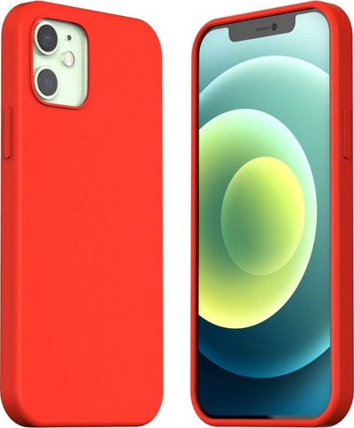 Mbulesë telefoni Araree Typoskin për iPhone 12 Mini, silikoni, e kuqe