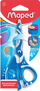 Gërshërë shkollore Maped Zenoa Fit, 13 cm, asimetrike, blu