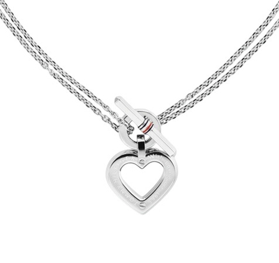 Qafore për femra Tommy Hilfiger Toggle Heart 2780967, e argjendtë