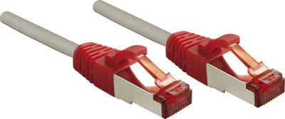 Мрежен кабел Lindy RJ45 RJ45 Cat6, 0.5m, S FTP, сив