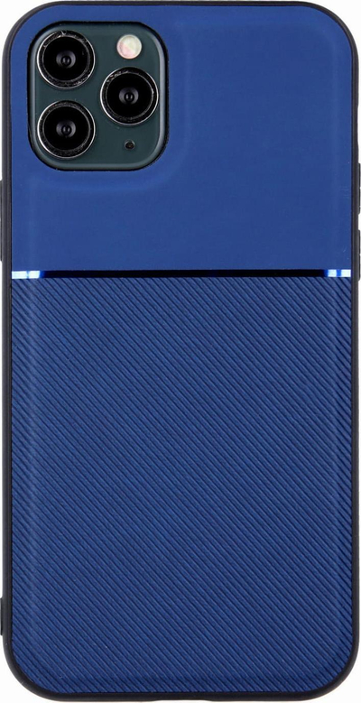 Futrollë TelForceOne Elegance Business për iPhone 12 12 Pro 6.1", TPU PC PU, blu navy