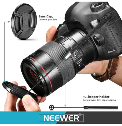 Set aksesorësh filtrash Neewer 10087417, 58mm, për kamera, i zi