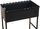 Grill BBQ Abas 2MM, 50x30x17 cm, çelik inox, i zi