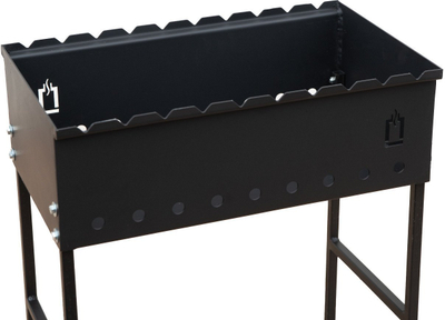 Grill BBQ Abas 2MM, 50x30x17 cm, çelik inox, i zi