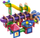 Lodër ndërtimi B.Pop Race Track Magnetic Tiles, 177 copë, pllaka magnetike, shumëngjyrëshe