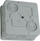 Kuti elektrike hermetike Hermetic, 80x80x40mm, IP65, gri