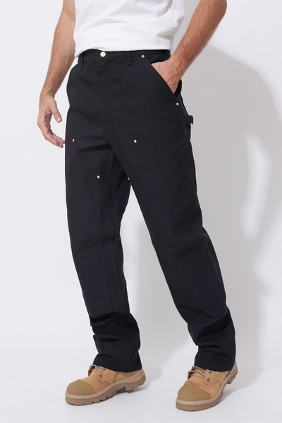 Pantallona pune Carhartt B01 Utility Work, Loose Fit, W38 L30, të zeza
