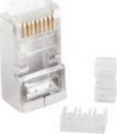 Set priza të rrjetit RJ-45 [8P8C] cat.6, 100 copë