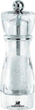 Mulli për kripë Peugeot Vittel, akrilik transparent, mekanizëm metalik, transparent