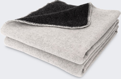 Batanije Petromax Wool Blanket, 150 x 200 cm, lesh 100%, gri e errët Smoke White