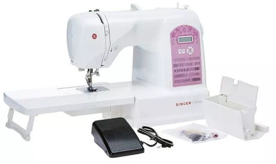 Makine qepëse elektronike Singer Starlet 6699, 100 qepje, ekran LCD, e bardhë