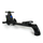 Makinë varkarie VirtuFit Ergometer Rowing Trainer Semi-Pro, me rezistencë që e rregullon vetë, me kompjuter trajnimi, e zezë