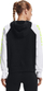 Bluzë me kapuç Under Armour Rival Fleece CB për femra, pambuk fleece, model 1365861 002, e zezë dhe e bardhë