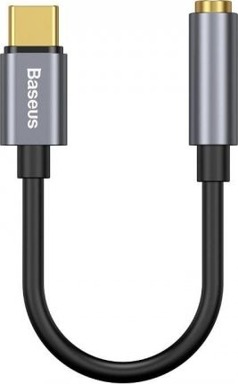 Adapter audio Baseus L54, USB C në 3.5mm, gri
