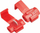 Lidhëse kablli Quick Connector 0.5 1.5 mm², set 10 copë, të kuqe