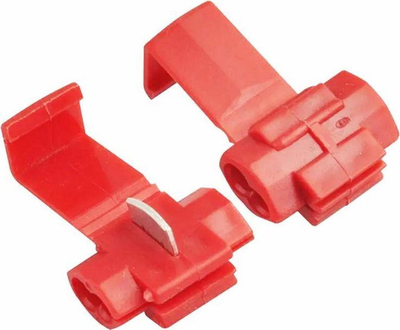 Lidhëse kablli Quick Connector 0.5 1.5 mm², set 10 copë, të kuqe