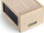 Organizues druri Zeller Wooden Box Organizer With Chalkboard, me tabelë shkumësi, 28 x 20 x 15 cm, ngjyrë natyrale