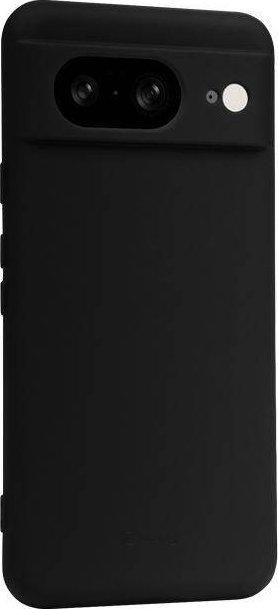 Mbulesë telefoni Crong Color Cover për Google Pixel 8, silikon liquid, me mikrofibër, e zezë