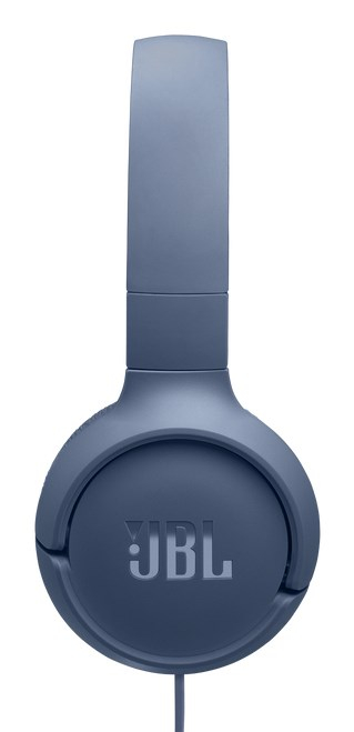 Kufje JBL Tune 520C, me kabllo USB C, High Resolution Audio, blu