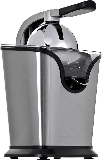 Shtrydhëse agrumesh elektrike Heinrich's HZP 8692, 100W, trup çelik inox, ngjyrë argjendi