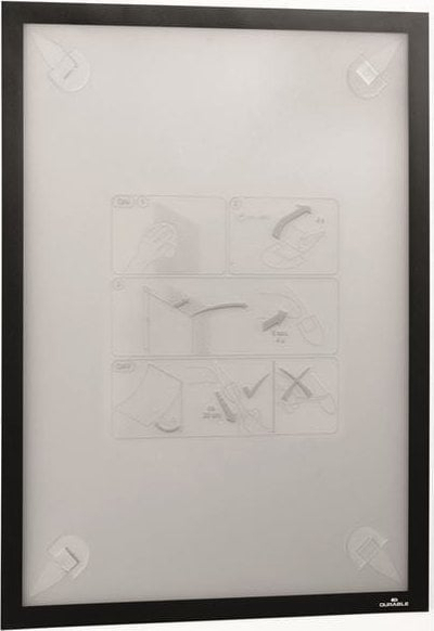 Kornizë vetëngjitëse DURABLE DURAFRAME Wallpaper A3, magnetike, e zezë