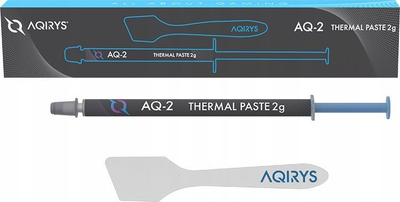 Pastë termike AQIRYS AQ 2, 2 g, për proçesor dhe kartë grafike, gri