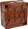 Kuti lidhëse sipërfaqësore ViPlast 022-02, IP55, 86x86x40mm, kafe