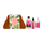 Set kujdesi për trupin Pink Jungle, 3 copë