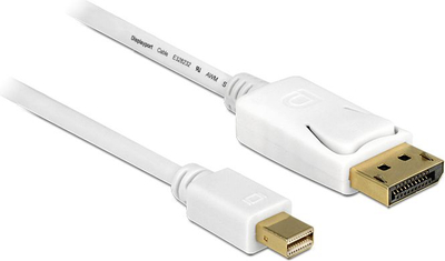 Kabllo Delock DisplayPort Mini - DisplayPort 83481, 1m, e bardhë