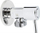 Valvul këndore Hydroland ZK.C20, 1/2"-3/4", kokë qeramike, krom