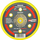 Pjatë AW Disc për sharrë orbitale, 150mm, velcro, 6 vrima, e zezë