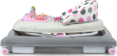 Ecëse për bebe Milly Mally Baby Walker Patrol, lartësi e rregullueshme, Pastel Dots
