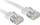 Kabllo rrjeti Lindy Patch Cable Cat6, 1m, e sheshtë, e bardhë