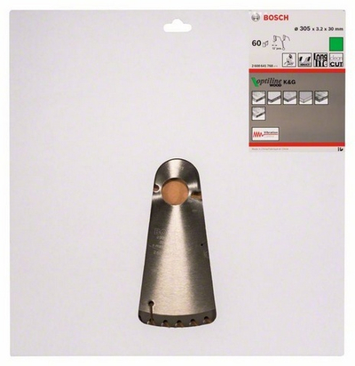 Teh sharre Bosch Optiline Wood 2608641768, 305mm, 60 dhëmbë