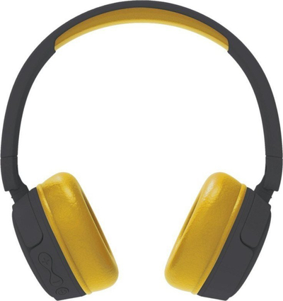 Kufje wireless për kalamoj OTL Technologies DC0984 Batman Gotham City, Bluetooth, me kufizim volumi, gri me të verdhë