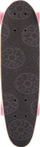 Skateboard Meteor Cruiser Donuts, druri 7 shtresa, kushineta ABEC-7, blu me rozë